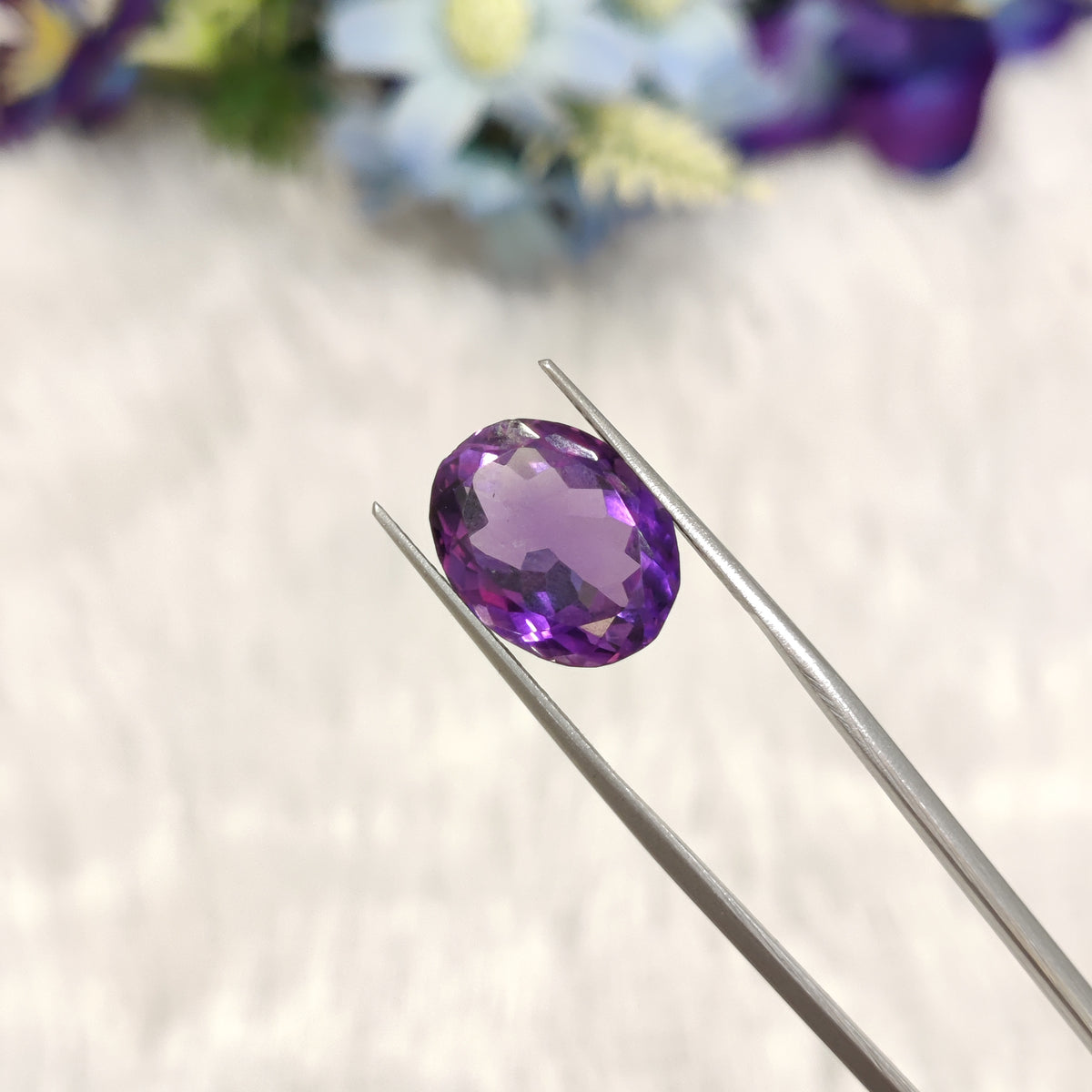 Natural Amethyst (Jamunia) | AME 171 | 7.35 Carat | Certified