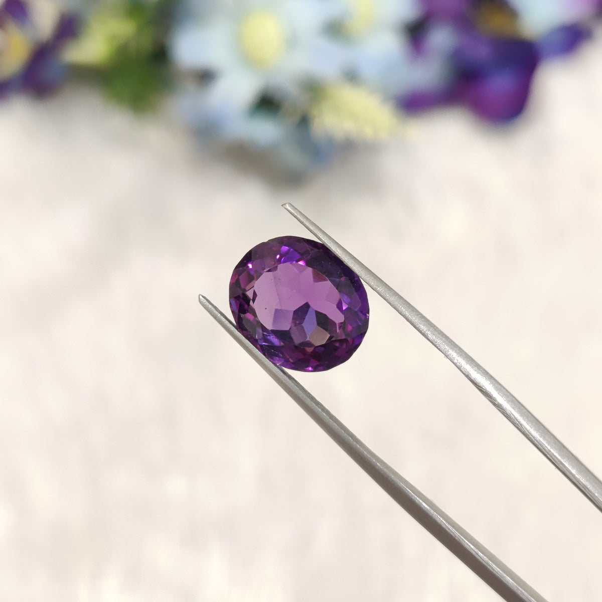 Natural Amethyst (Jamunia) | AME 174 | 5.53 Carat | Certified