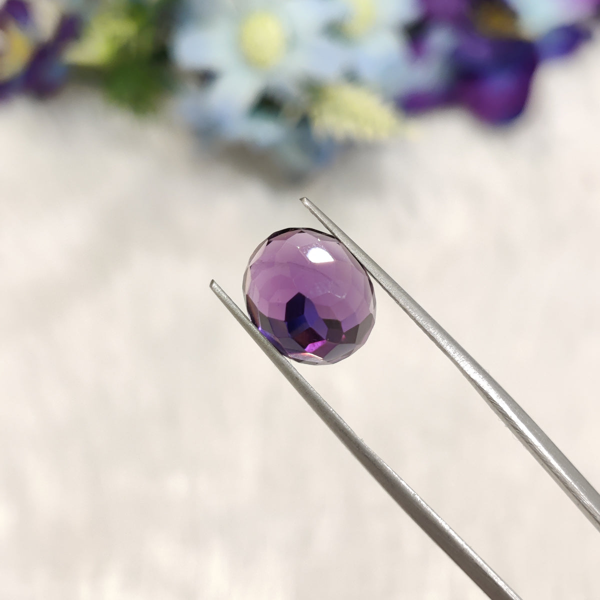 Natural Amethyst (Jamunia) | AME 174 | 5.53 Carat | Certified
