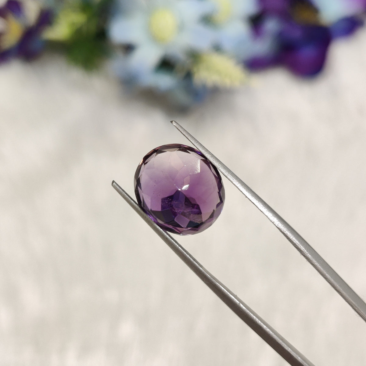 Natural Amethyst (Jamunia) | AME 178 | 6.74 Carat | Certified