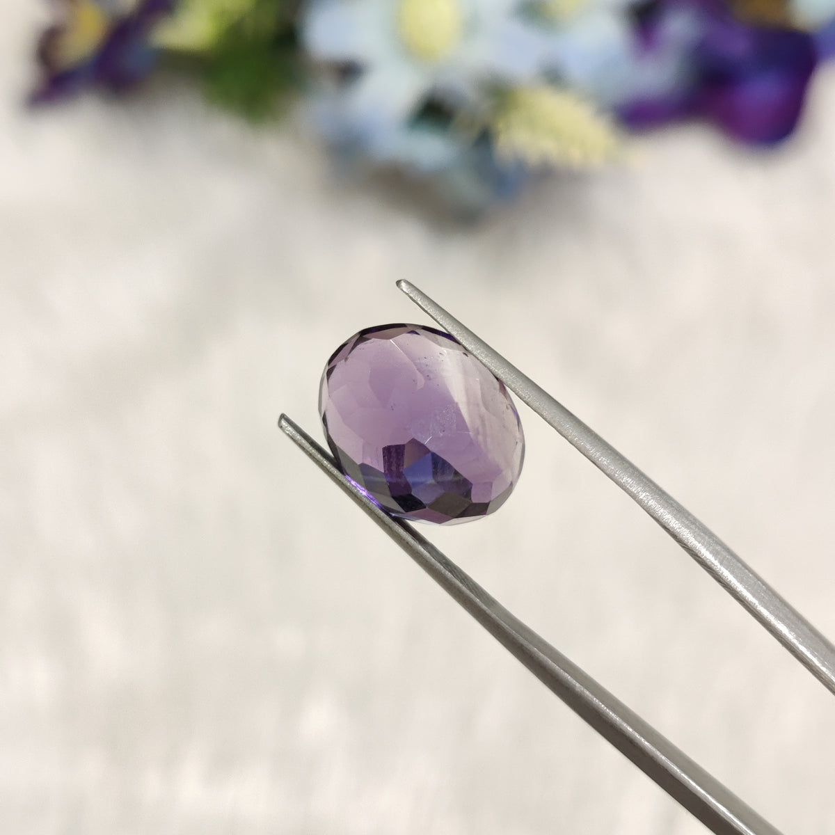 Natural Amethyst (Jamunia) | AME 183 | 7.06 Carat | Certified