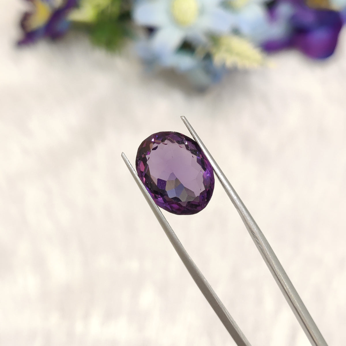 Natural Amethyst (Jamunia) | AME 186 | 6.52 Carat | Certified