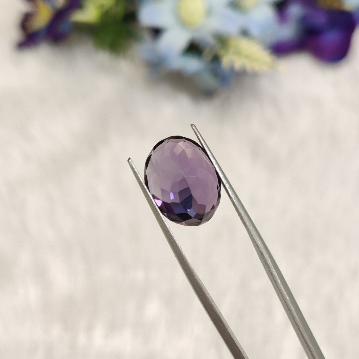 Natural Amethyst (Jamunia) | AME 186 | 6.52 Carat | Certified