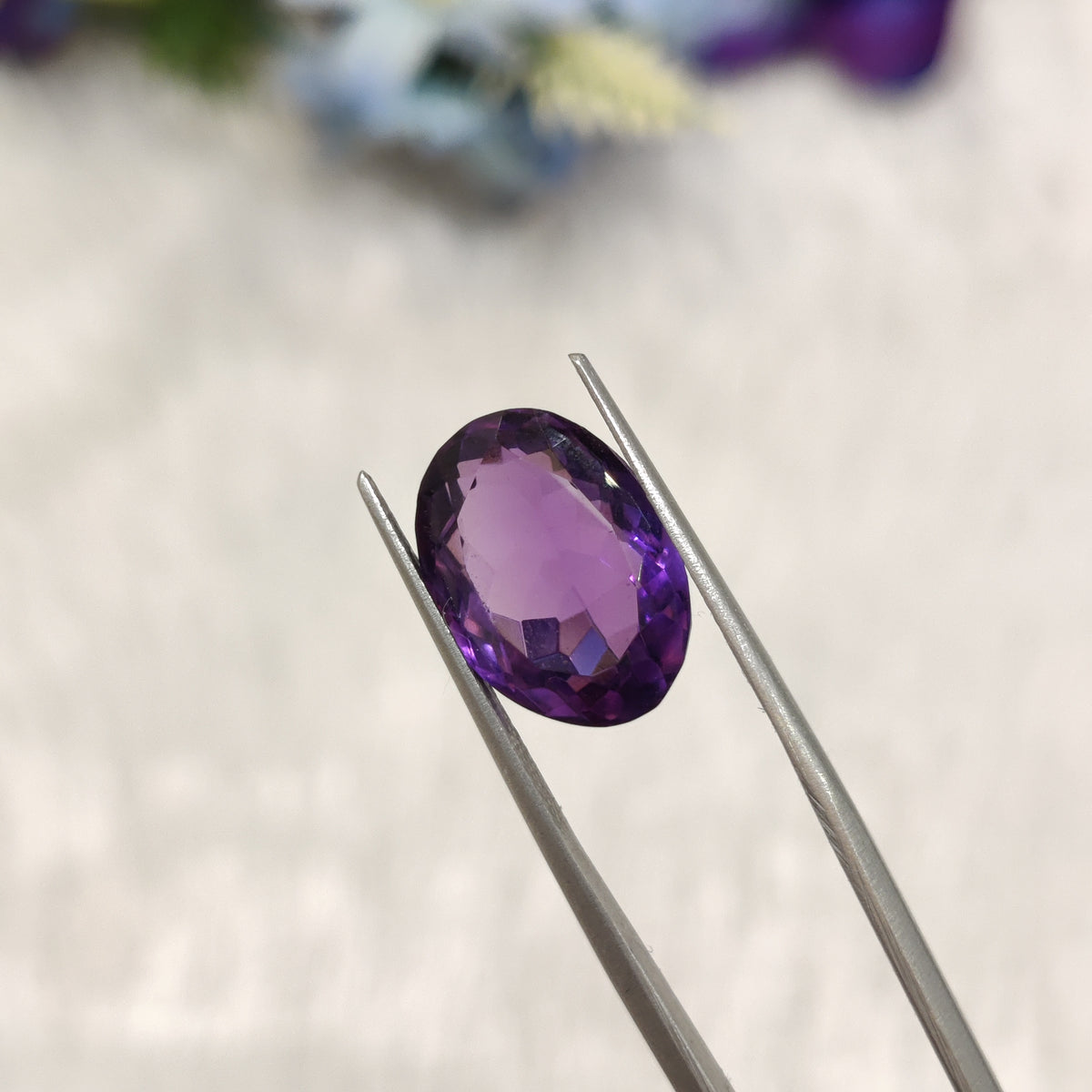 Natural Amethyst (Jamunia) | AME 191 | 7.57 Carat | Certified