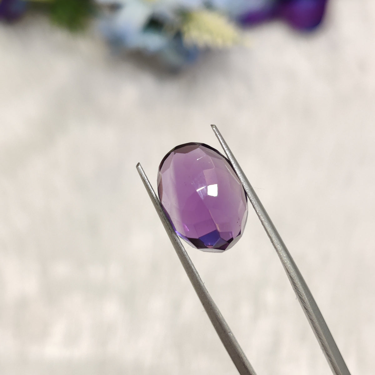 Natural Amethyst (Jamunia) | AME 191 | 7.57 Carat | Certified