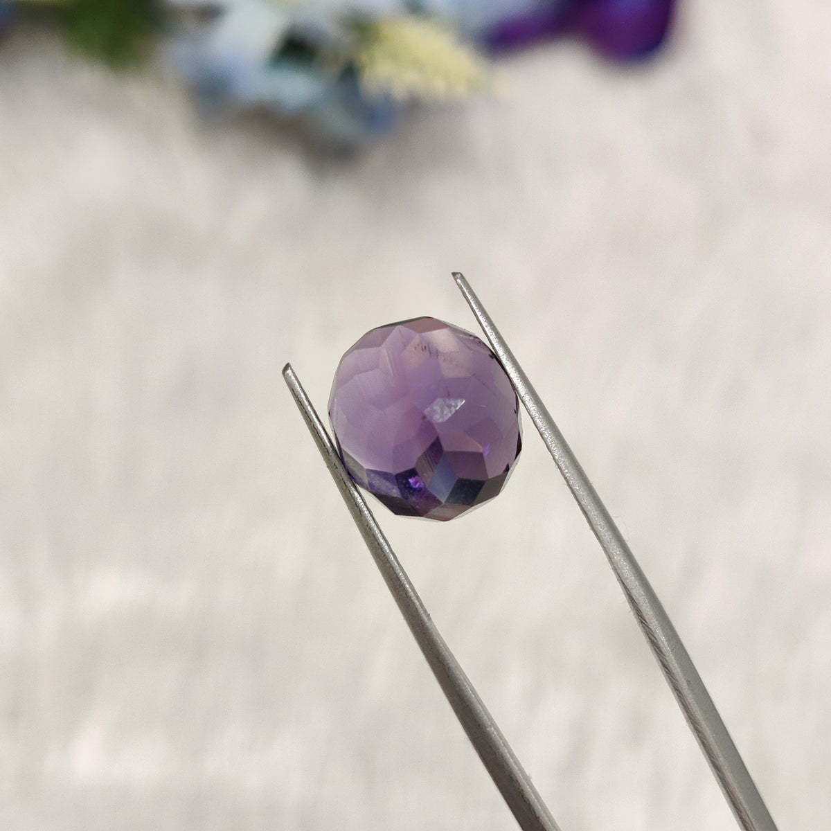 Natural Amethyst (Jamunia) | AME 194 | 6.58 Carat | Certified
