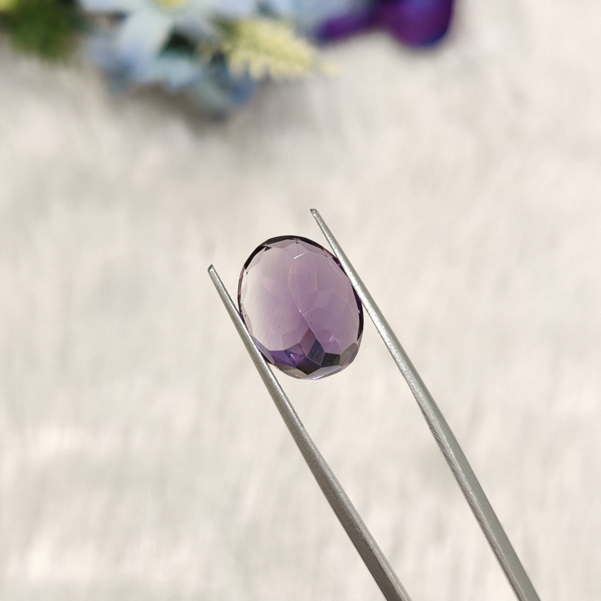 Natural Amethyst (Jamunia) | AME 197 | 6.35 Carat | Certified