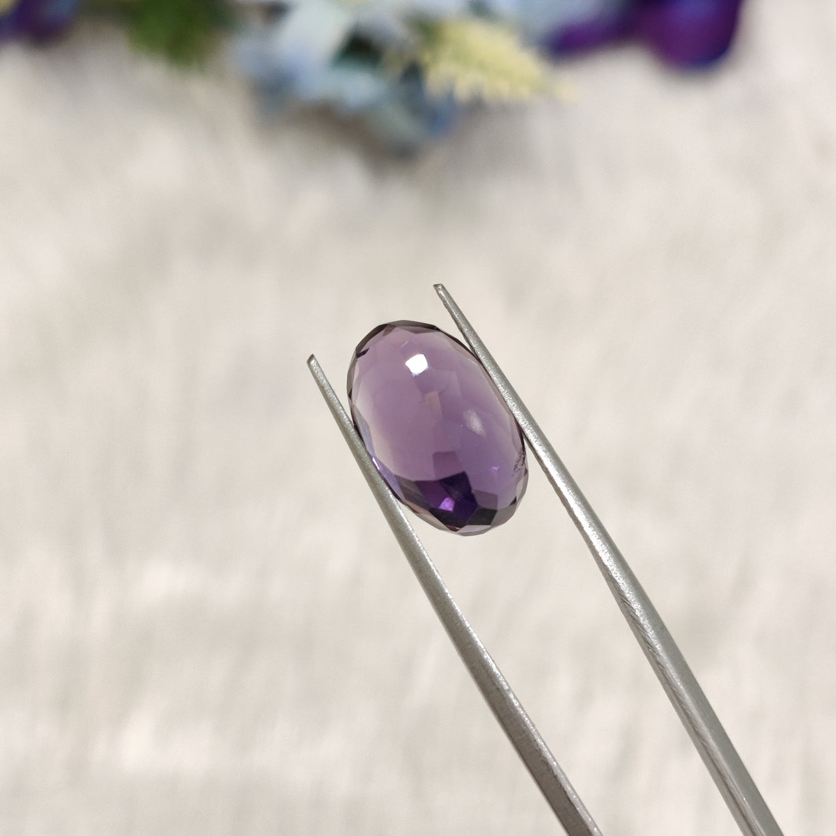 Natural Amethyst (Jamunia) | AME 199 | 6.17 Carat | Certified