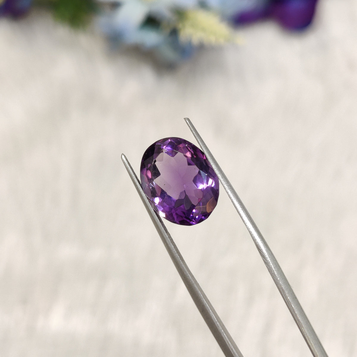 Natural Amethyst (Jamunia) | AME 201 | 6.03 Carat | Certified