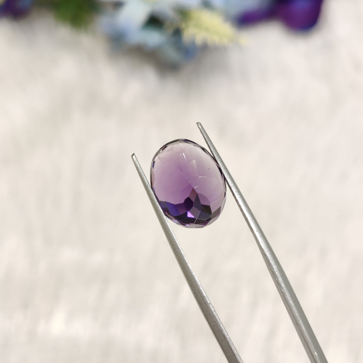 Natural Amethyst (Jamunia) | AME 201 | 6.03 Carat | Certified