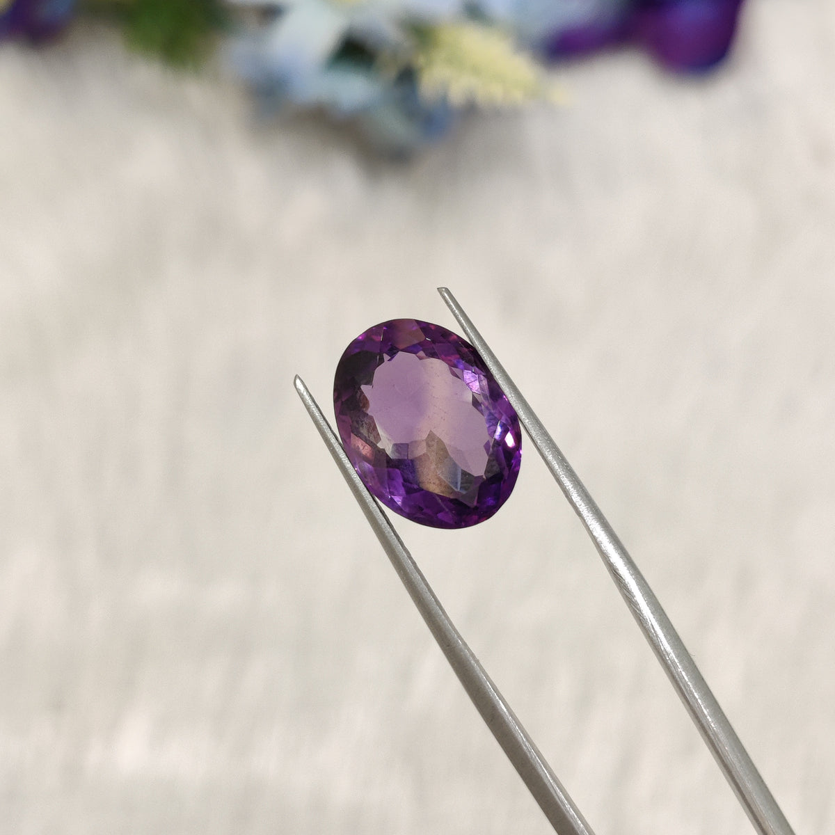 Natural Amethyst (Jamunia) | AME 202 | 6.15 Carat | Certified