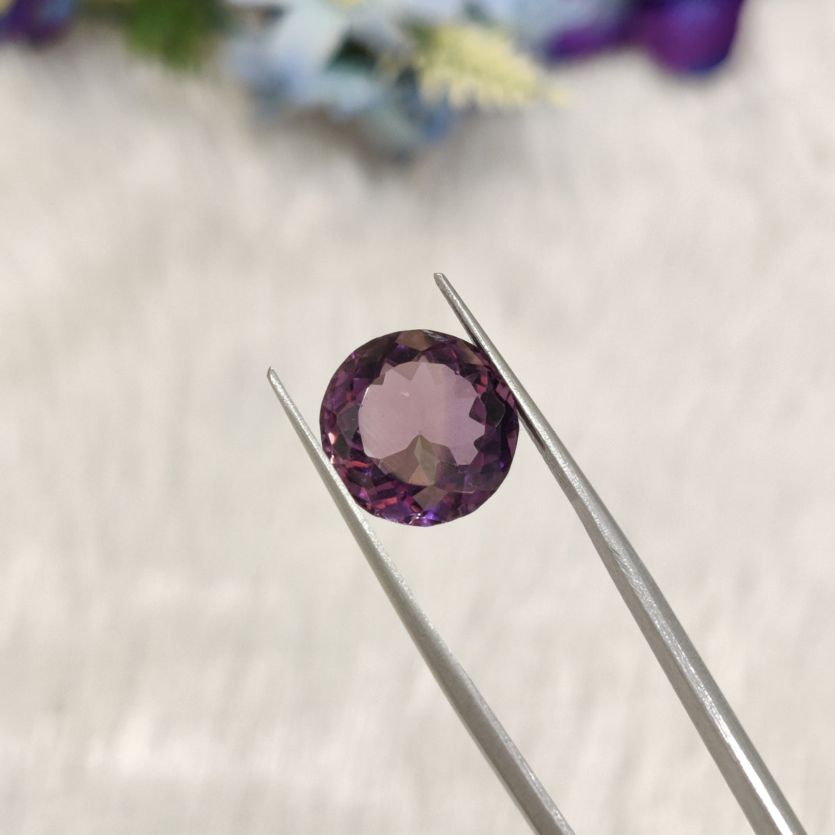 Natural Amethyst (Jamunia) | AME 203 | 6.82 Carat | Certified