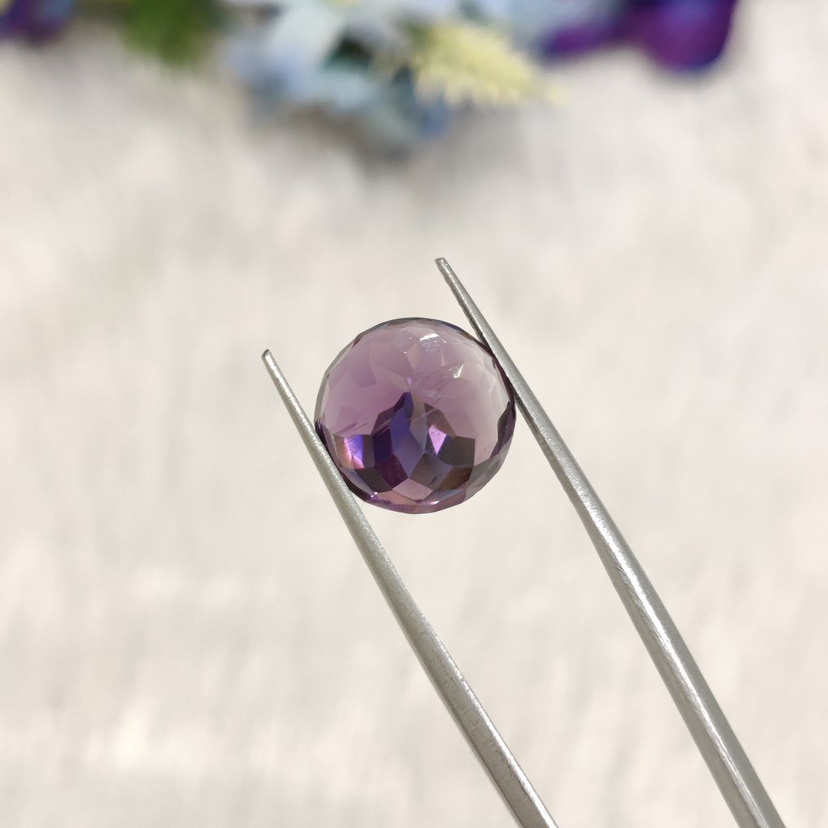 Natural Amethyst (Jamunia) | AME 203 | 6.82 Carat | Certified