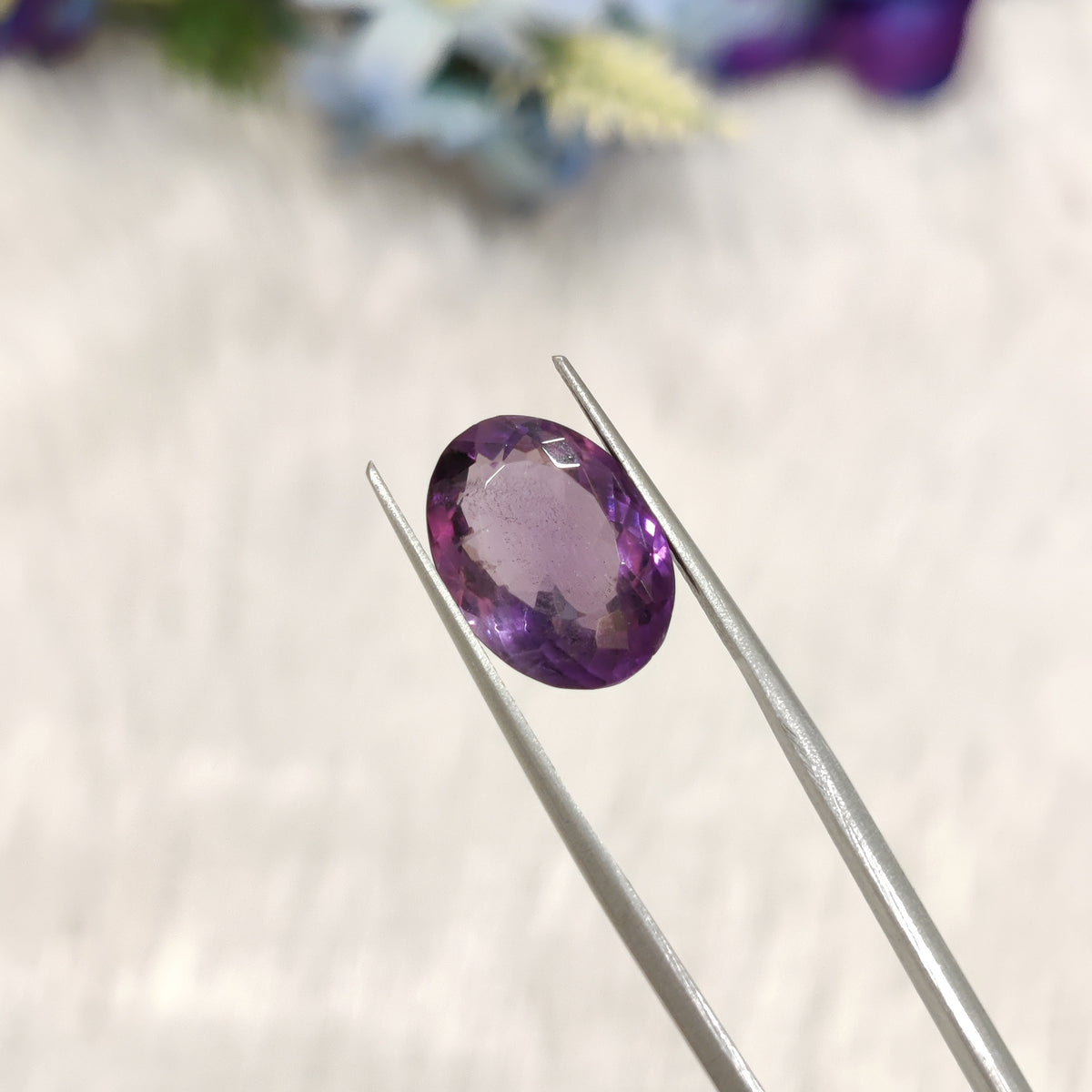 Natural Amethyst (Jamunia) | AME 204 | 6.59 Carat | Certified