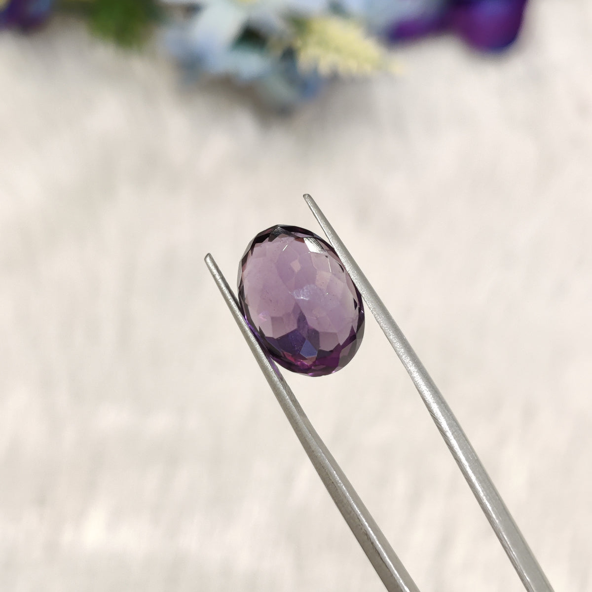 Natural Amethyst (Jamunia) | AME 204 | 6.59 Carat | Certified