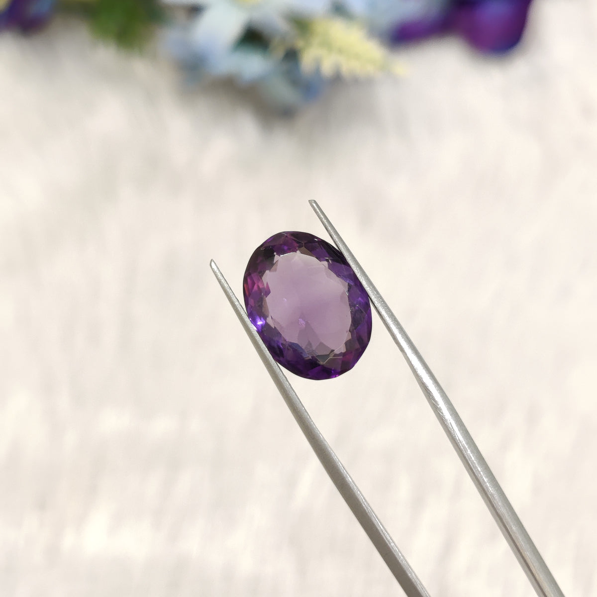 Natural Amethyst (Jamunia) | AME 205 | 7.06 Carat | Certified