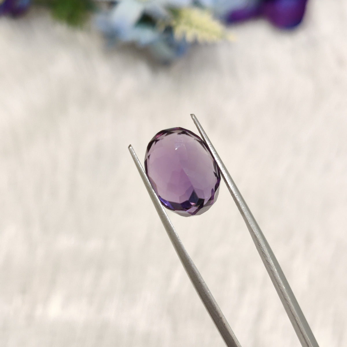 Natural Amethyst (Jamunia) | AME 210 | 7.54 Carat | Certified