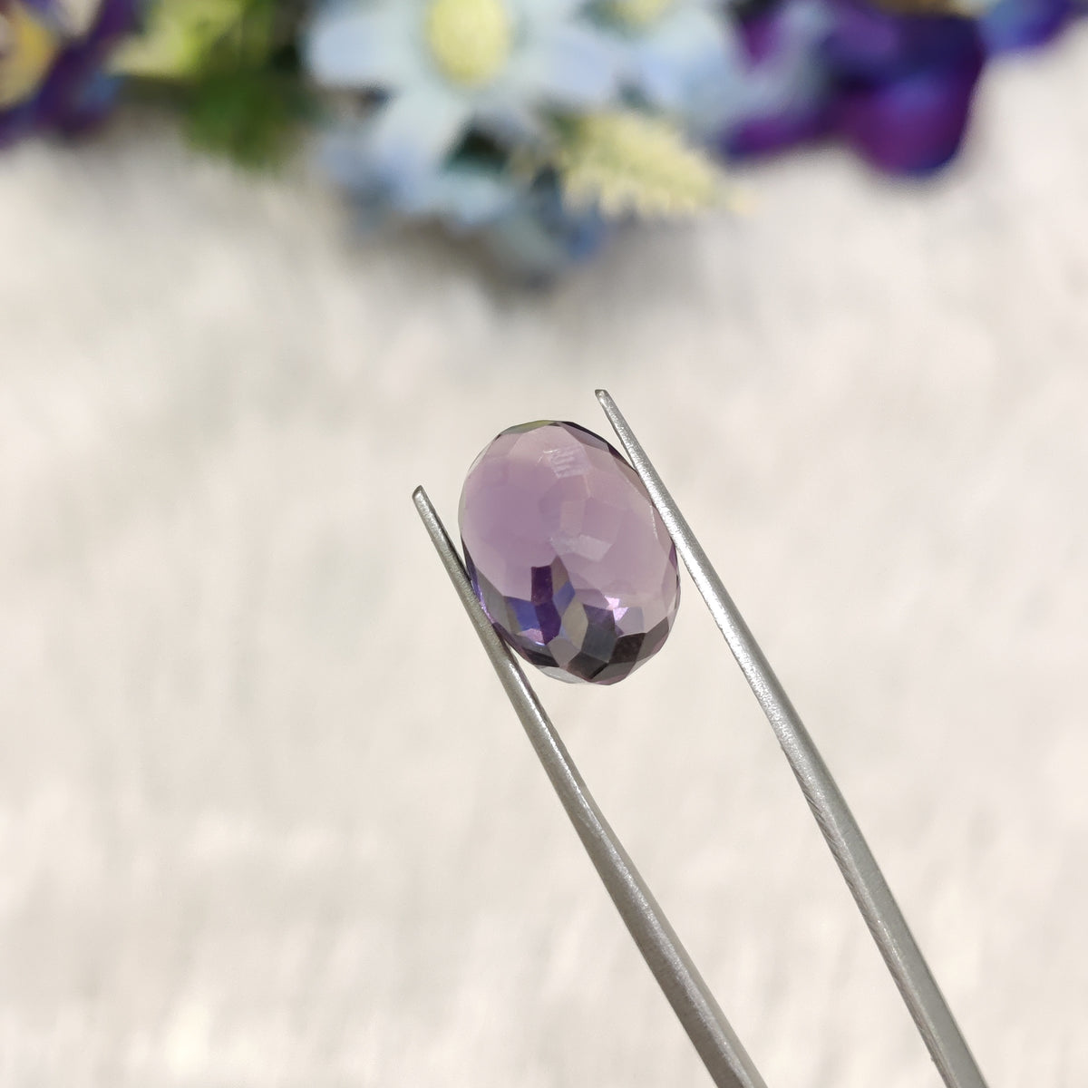 Natural Amethyst (Jamunia) | AME 212 | 6.86 Carat | Certified