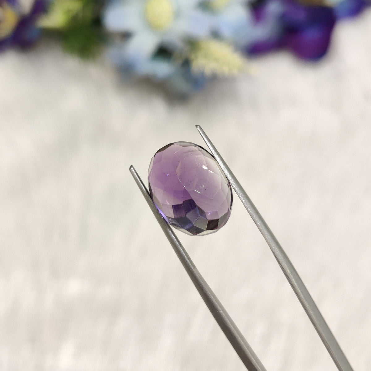 Natural Amethyst (Jamunia) | AME 214 | 7.62 Carat | Certified