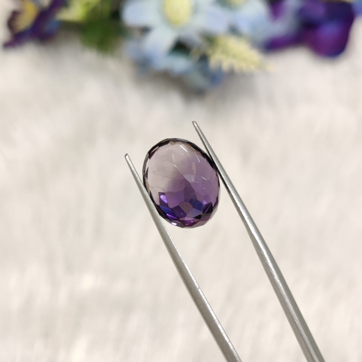 Natural Amethyst (Jamunia) | AME 215 | 7.68 Carat | Certified