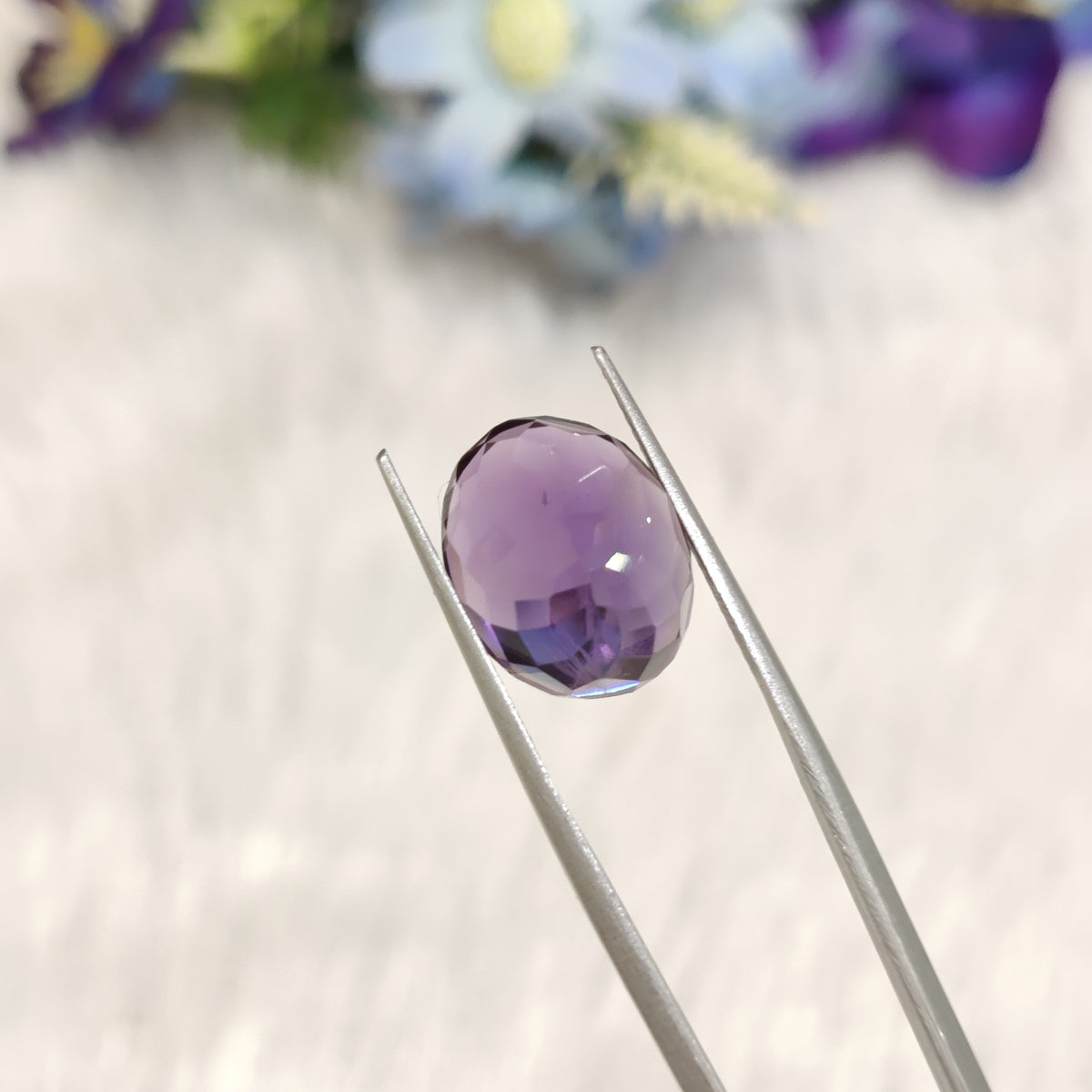 Natural Amethyst (Jamunia) | AME 218 | 7.95 Carat | Certified