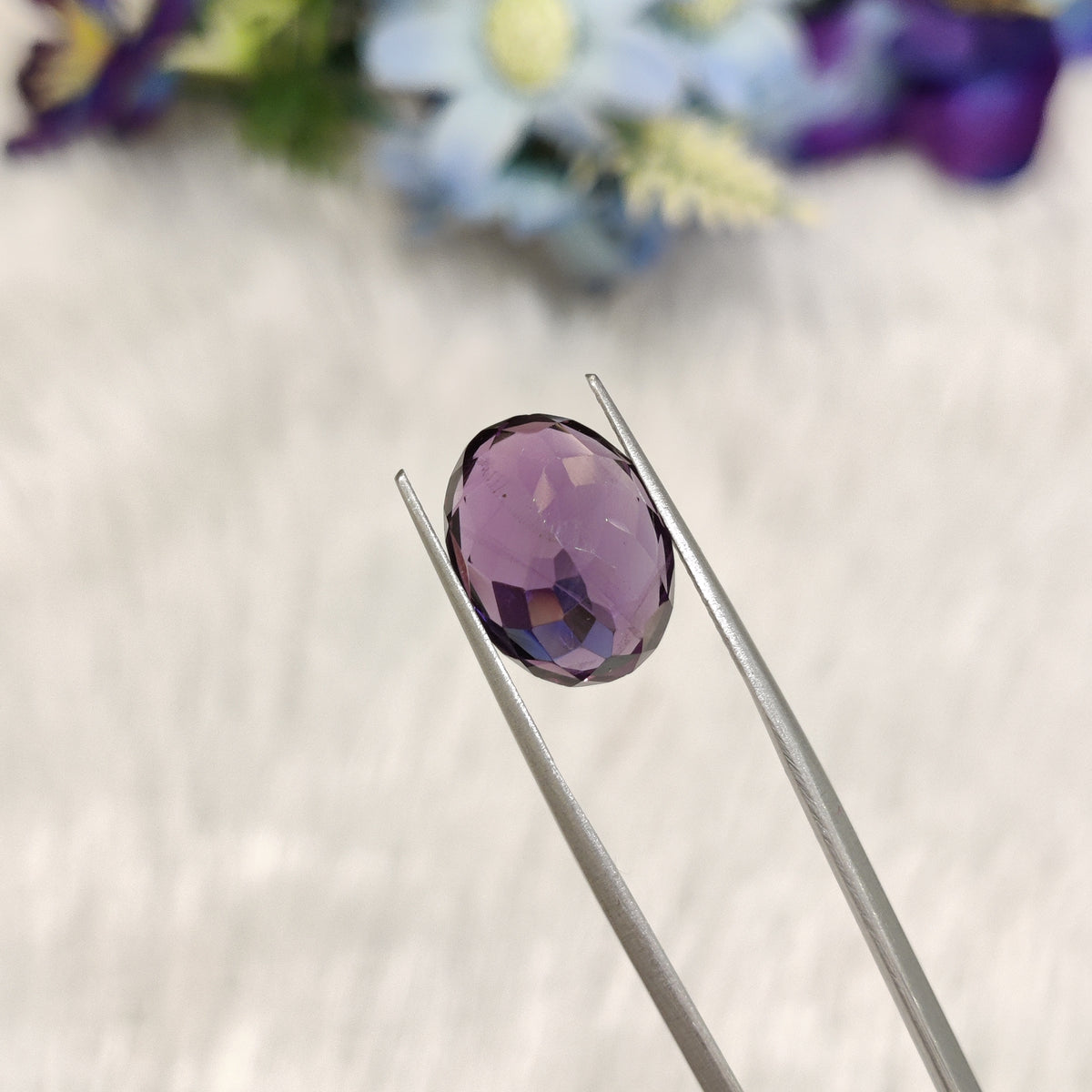 Natural Amethyst (Jamunia) | AME 219 | 7.51 Carat | Certified