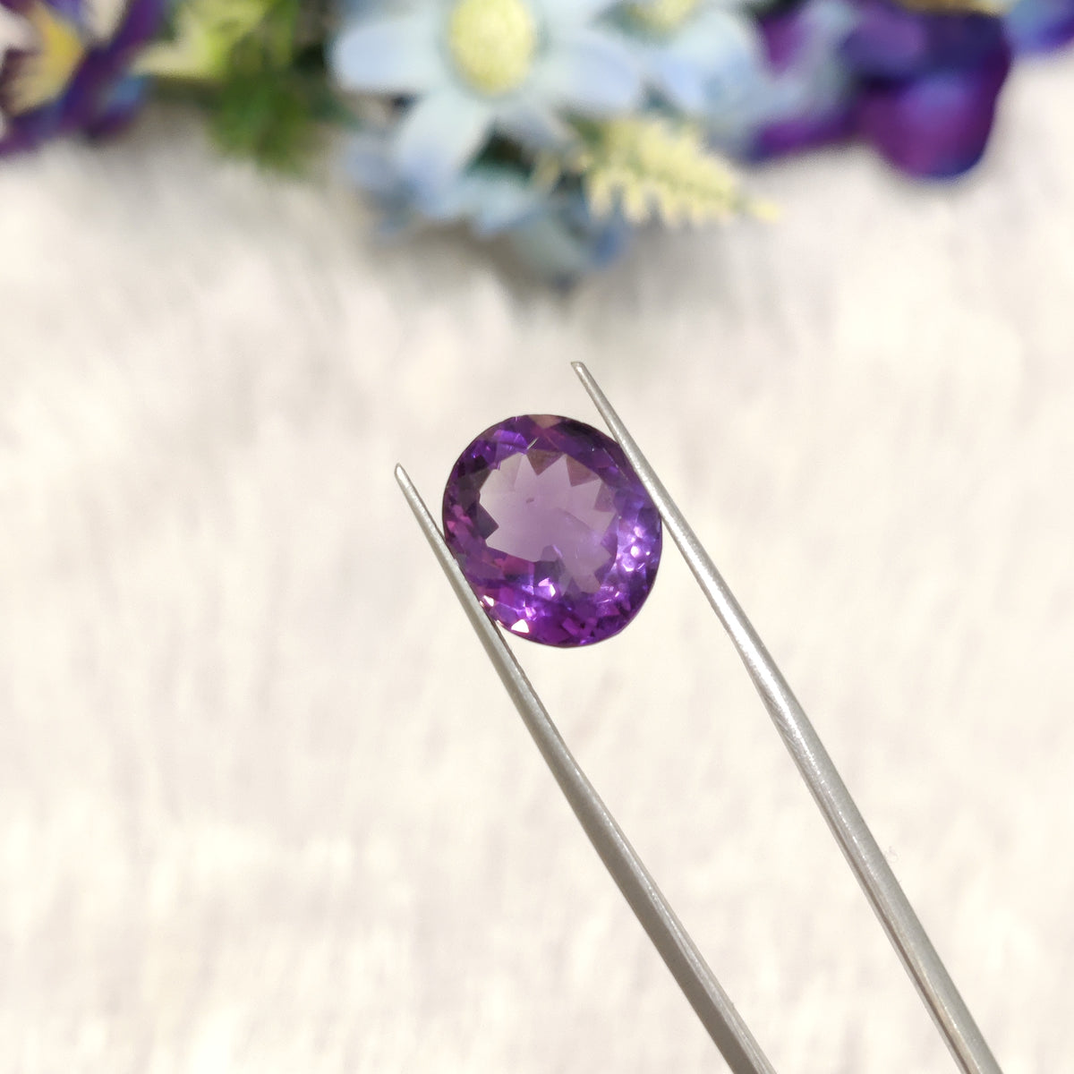 Natural Amethyst (Jamunia) | AME 221 | 7.18 Carat | Certified