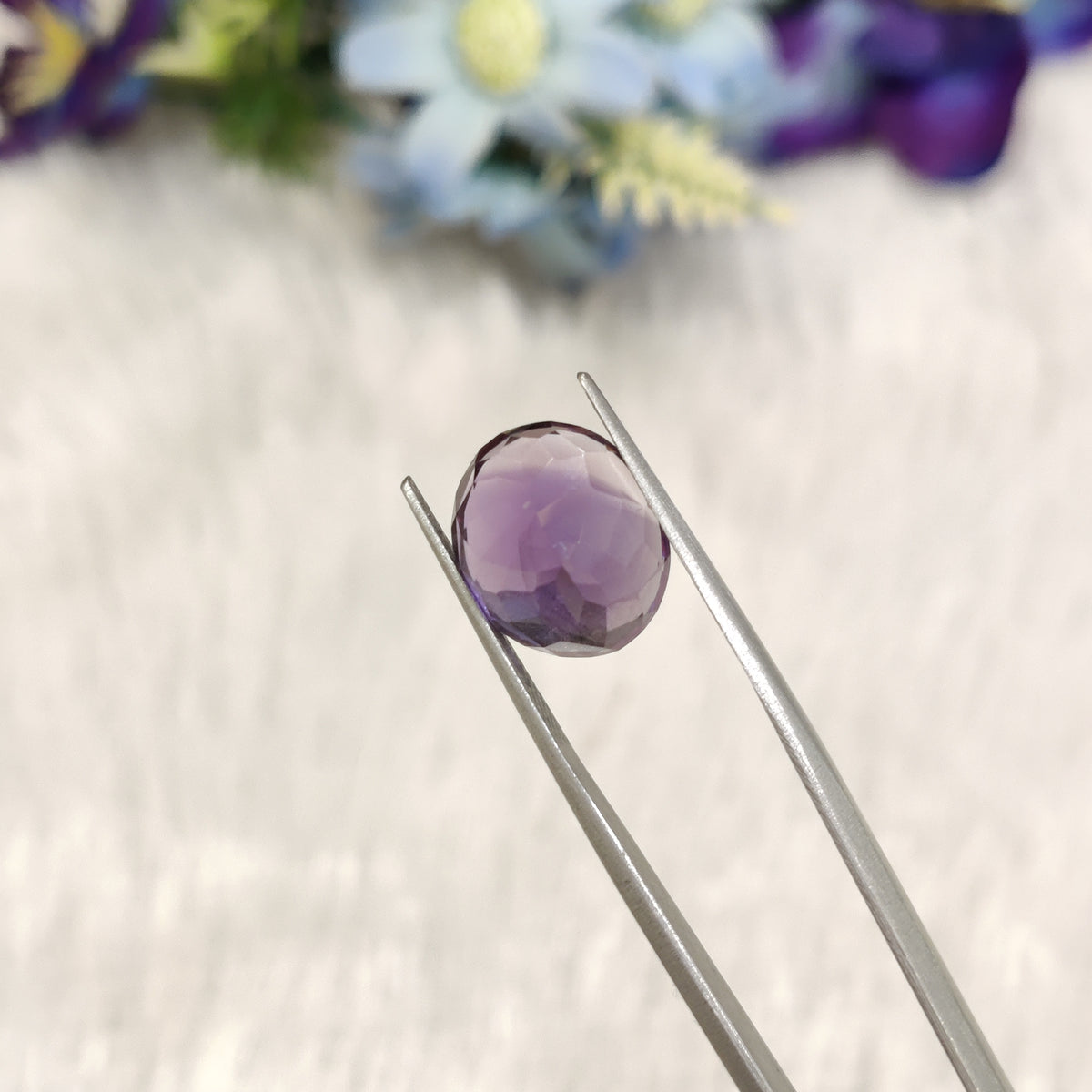 Natural Amethyst (Jamunia) | AME 221 | 7.18 Carat | Certified