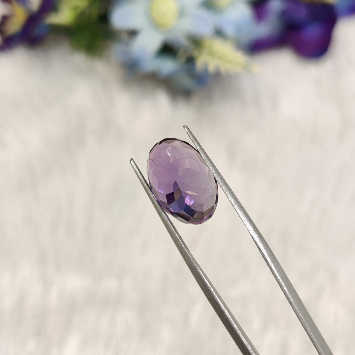 Natural Amethyst (Jamunia) | AME 223 | 6.65 Carat | Certified