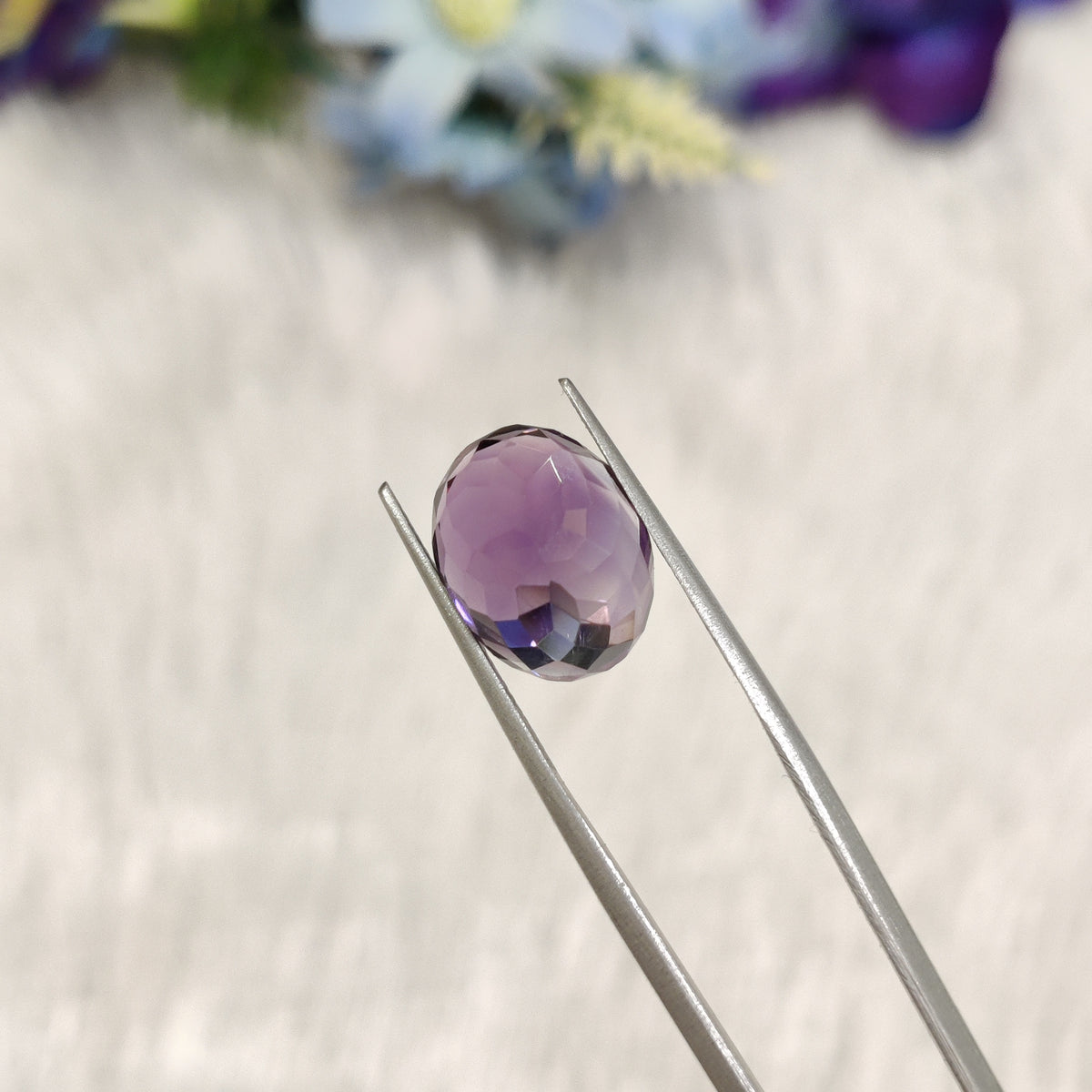 Natural Amethyst (Jamunia) | AME 228 | 7.22 Carat | Certified