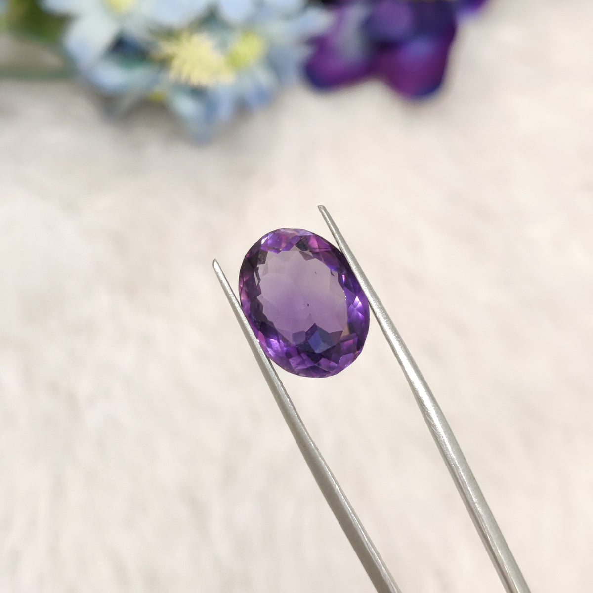 Natural Amethyst (Jamunia) | AME 232 | 7.55 Carat | Certified