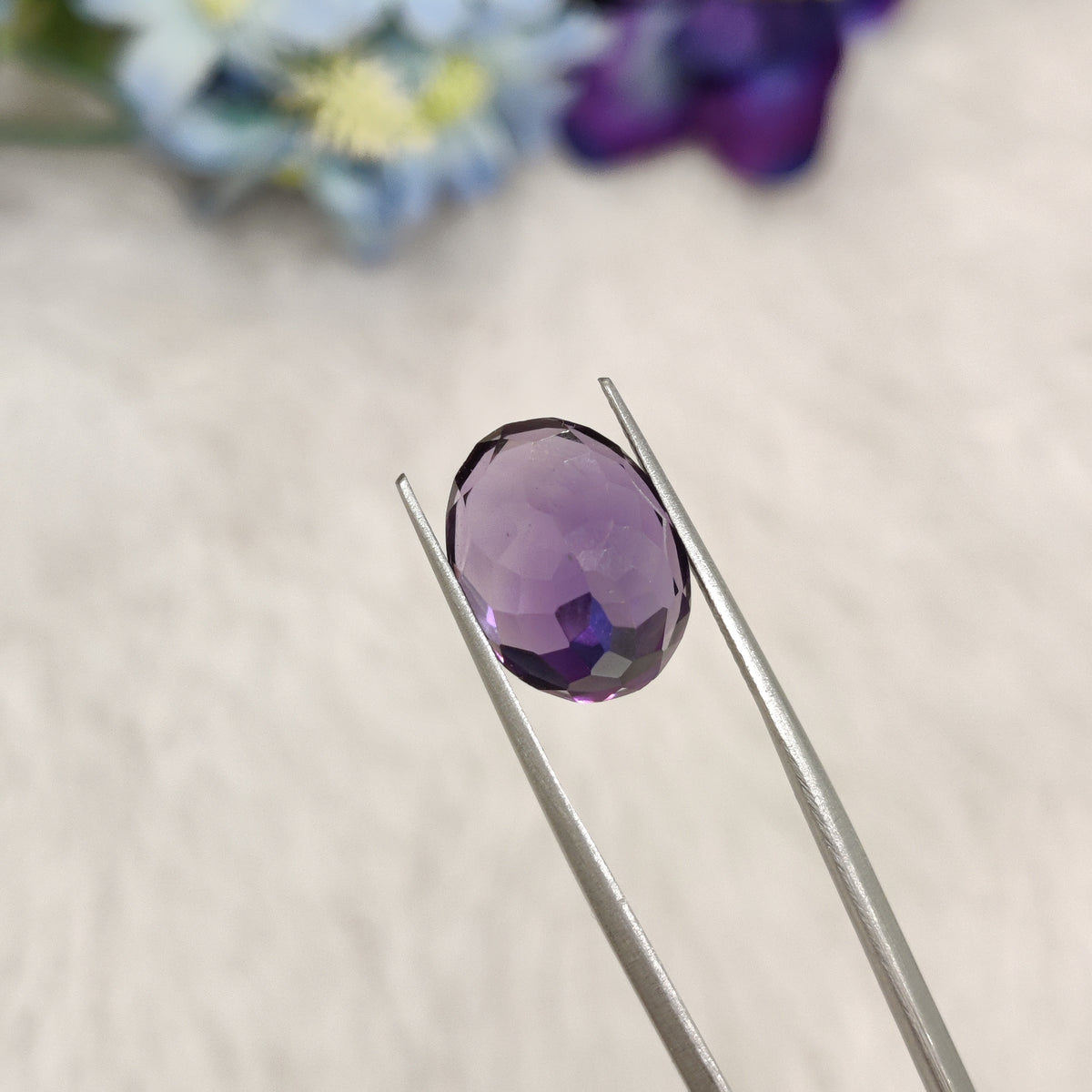 Natural Amethyst (Jamunia) | AME 232 | 7.55 Carat | Certified