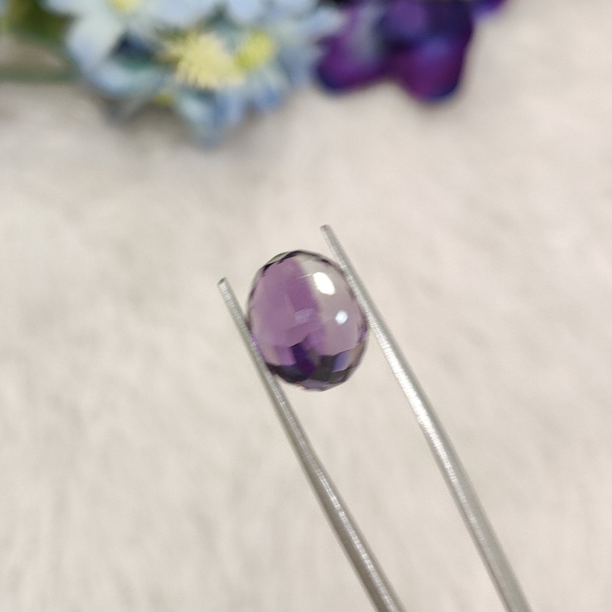 Natural Amethyst (Jamunia) | AME 233 | 6.68 Carat | Certified