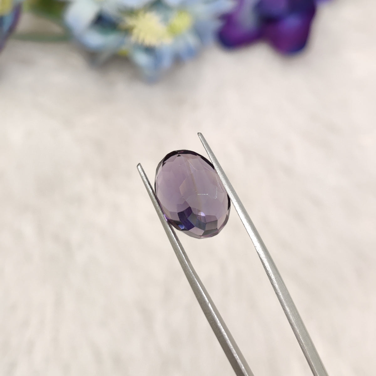 Natural Amethyst (Jamunia) | AME 234 | 6.9 Carat | Certified