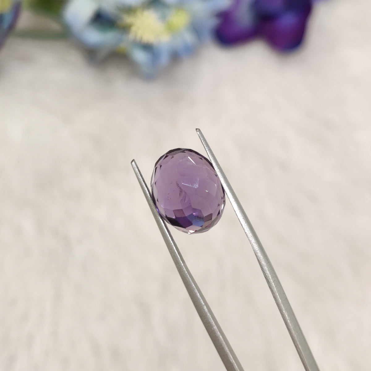 Natural Amethyst (Jamunia) | AME 235 | 6.4 Carat | Certified