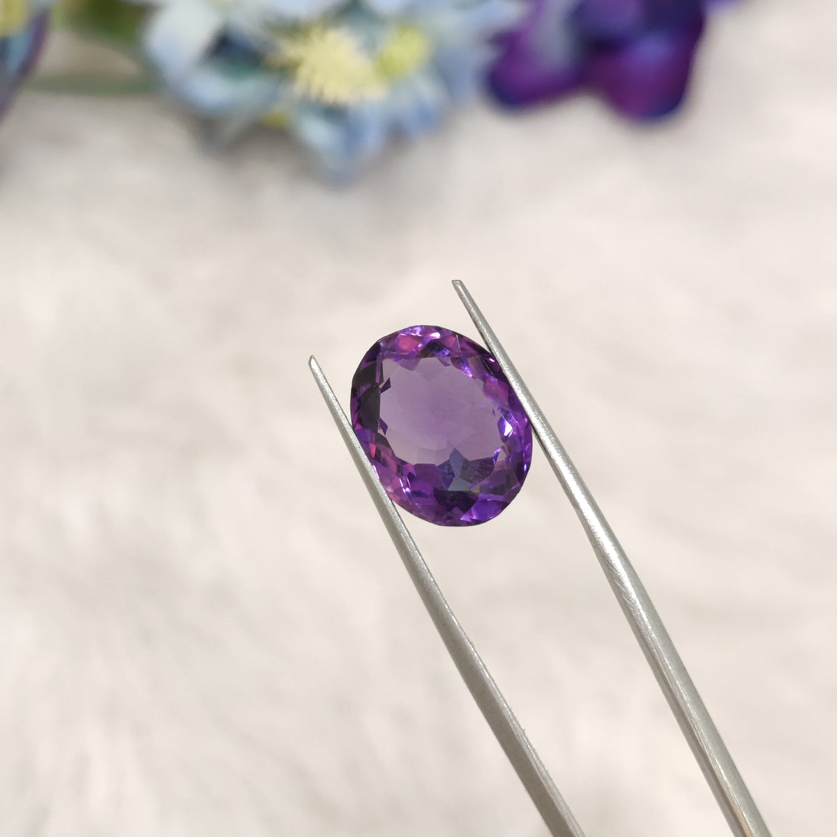 Natural Amethyst (Jamunia) | AME 236 | 6.28 Carat | Certified