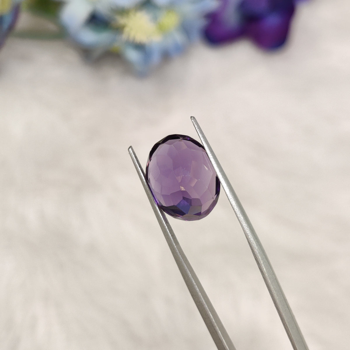 Natural Amethyst (Jamunia) | AME 236 | 6.28 Carat | Certified