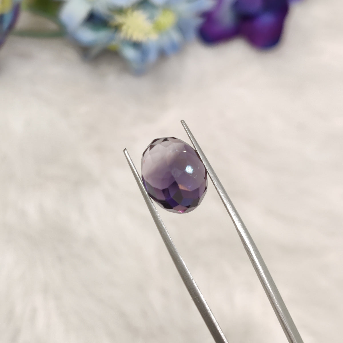 Natural Amethyst (Jamunia) | AME 237 | 6.99 Carat | Certified
