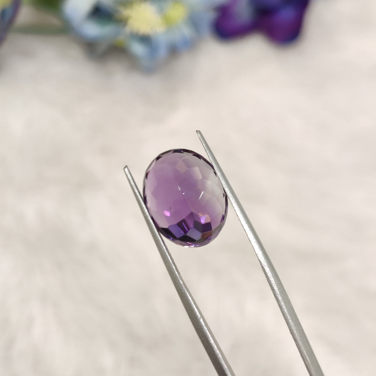 Natural Amethyst (Jamunia) | AME 238 | 7.44 Carat | Certified