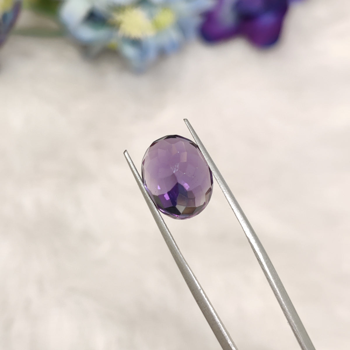Natural Amethyst (Jamunia) | AME 243 | 6.13 Carat | Certified
