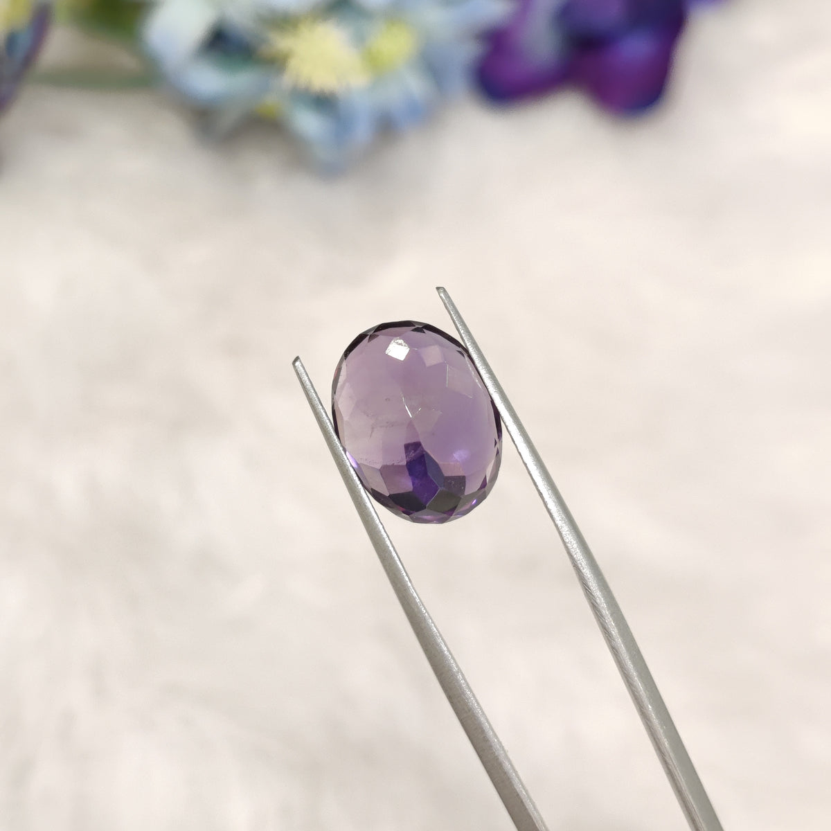 Natural Amethyst (Jamunia) | AME 244 | 6.94 Carat | Certified