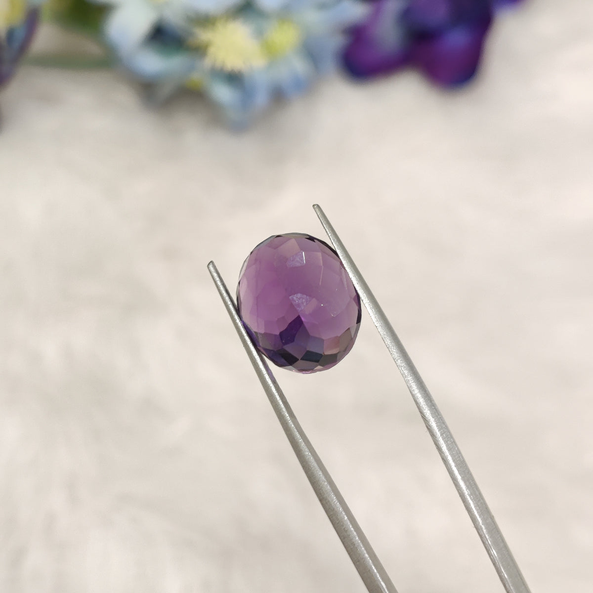 Natural Amethyst (Jamunia) | AME 246 | 7.57 Carat | Certified