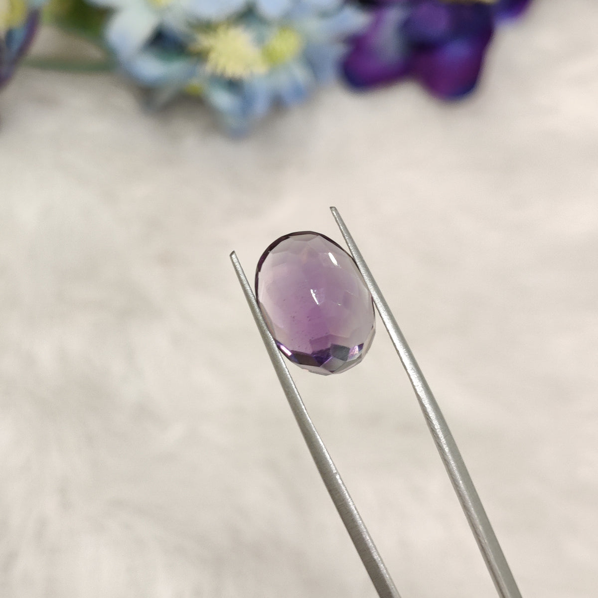 Natural Amethyst (Jamunia) | AME 248 | 7.49 Carat | Certified