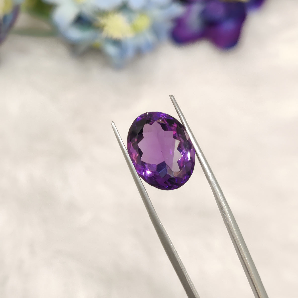 Natural Amethyst (Jamunia) | AME 249 | 7.49 Carat | Certified