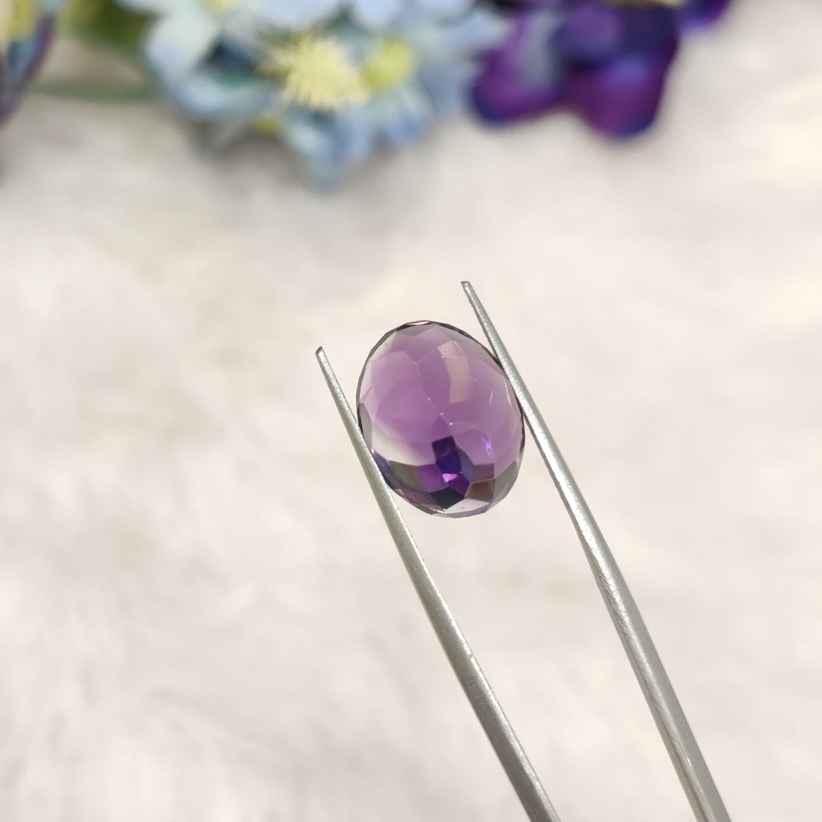 Natural Amethyst (Jamunia) | AME 249 | 7.49 Carat | Certified