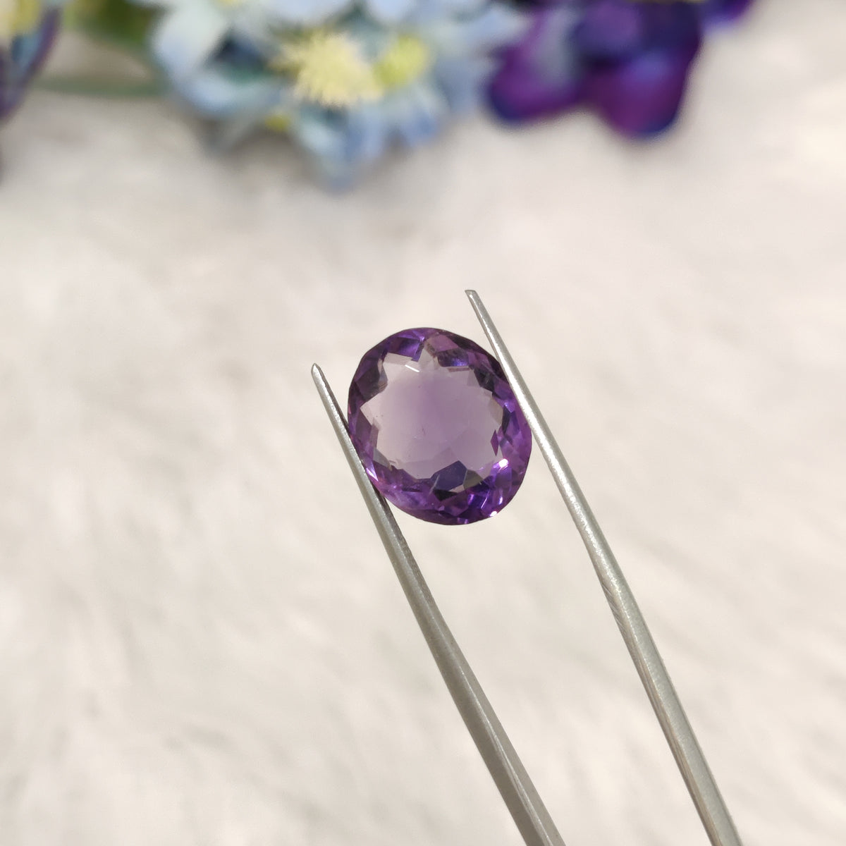 Natural Amethyst (Jamunia) | AME 253 | 6.54 Carat | Certified