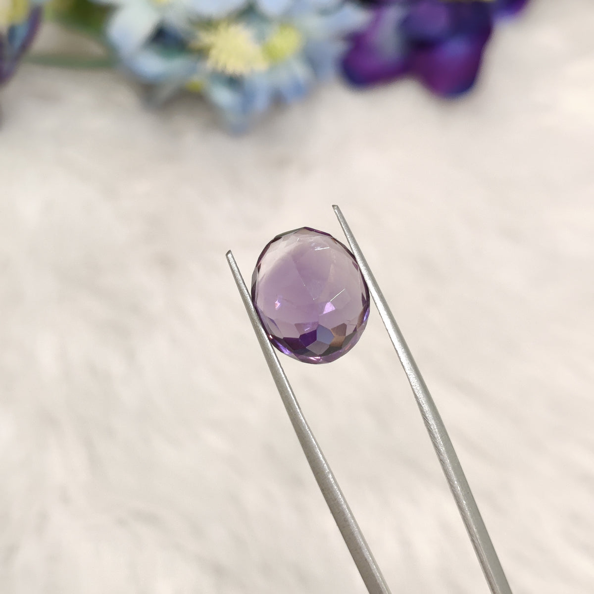 Natural Amethyst (Jamunia) | AME 253 | 6.54 Carat | Certified