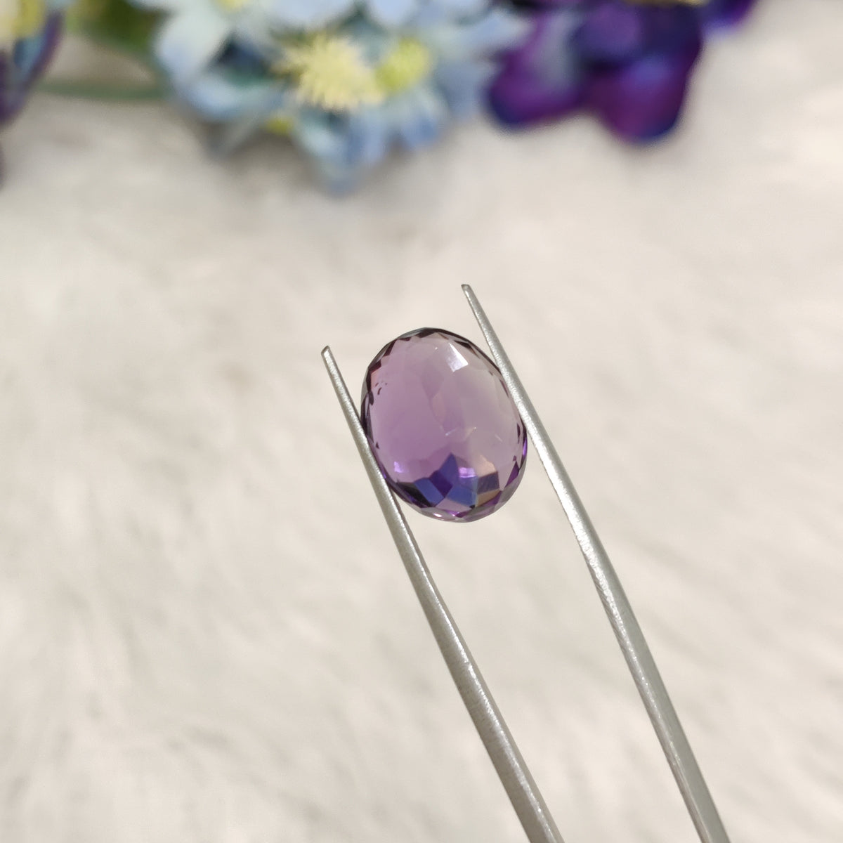 Natural Amethyst (Jamunia) | AME 256 | 6.29 Carat | Certified