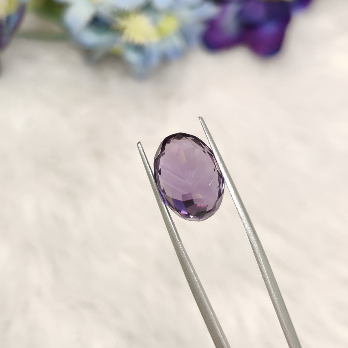 Natural Amethyst (Jamunia) | AME 257 | 7.56 Carat | Certified