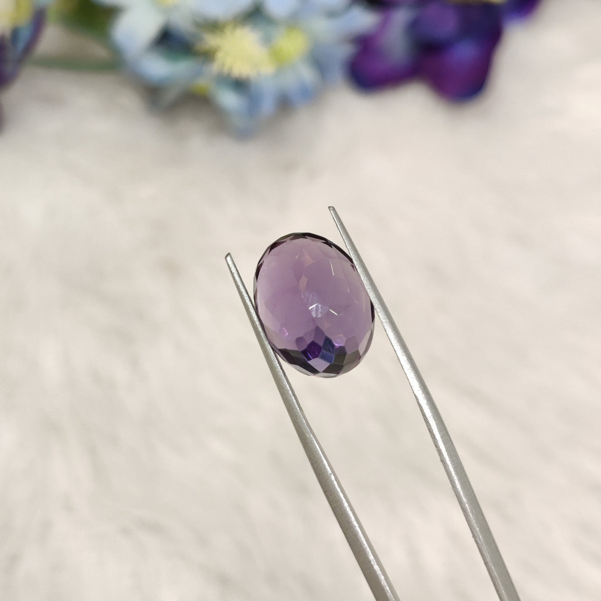 Natural Amethyst (Jamunia) | AME 260 | 7.8 Carat | Certified